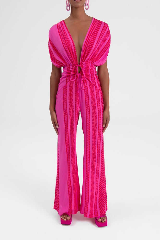 Fuschia Maxi Jumpsuit - Soléa