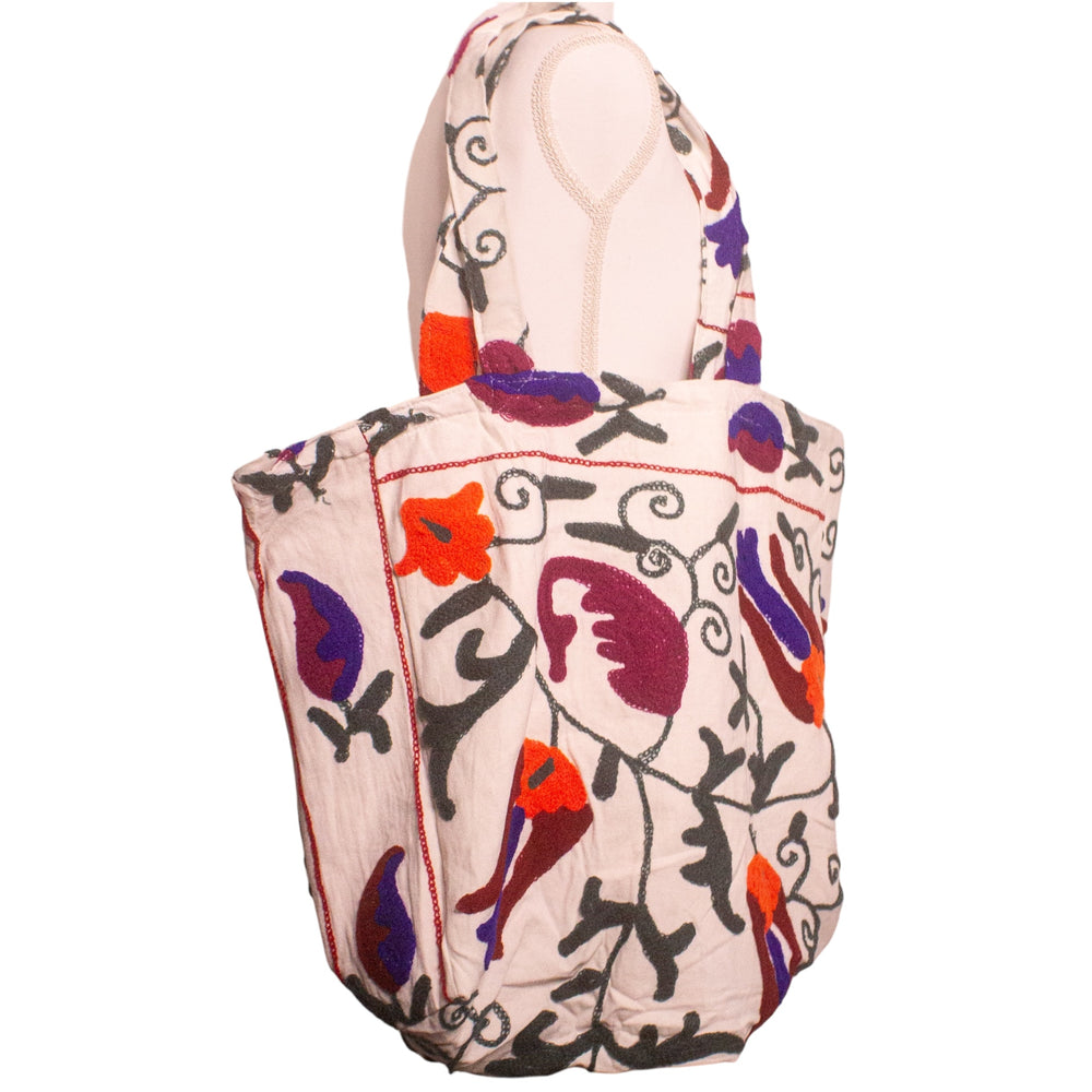 Tulip Garden Suzani Tote Bags