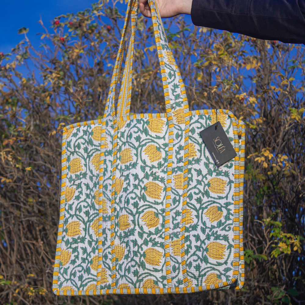 Julia Cotton Handmade Tote Bag - Soléa