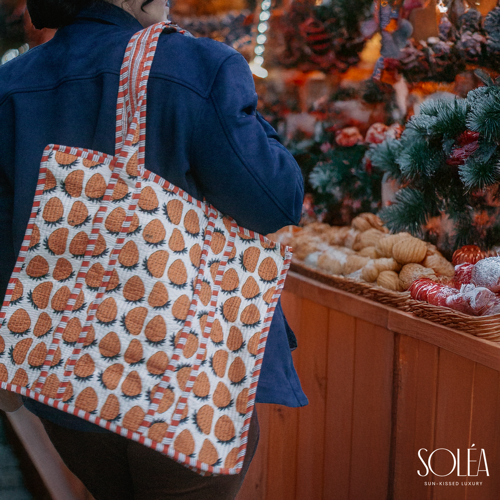 
                  
                    The Strawberries Cotton Handmade Tote Bags
                  
                