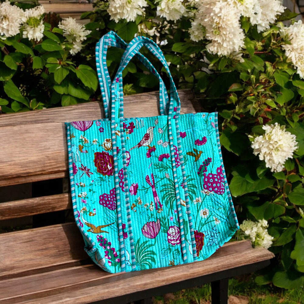 Giardino Cotton Handmade Tote Bag - Soléa